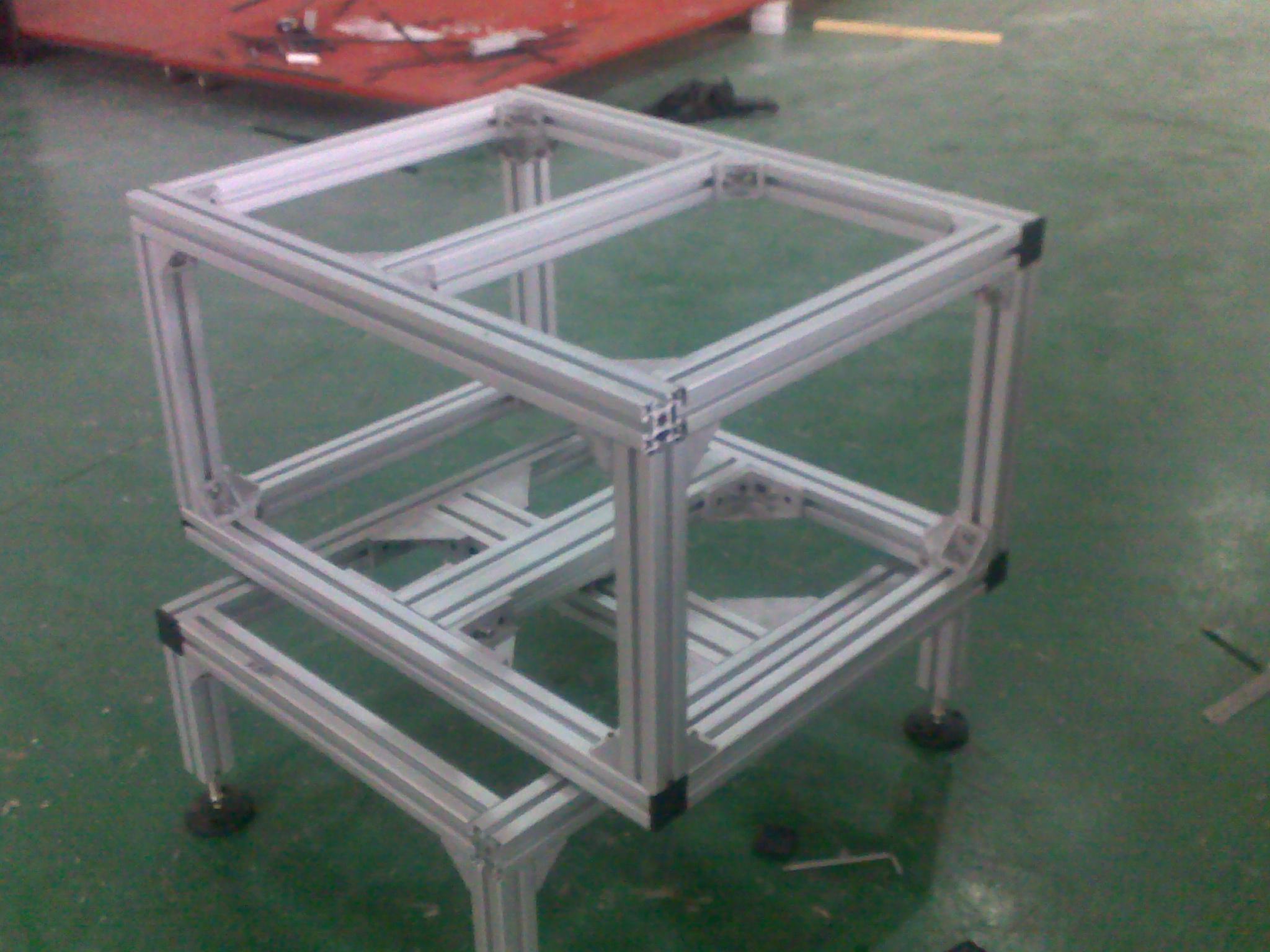 鋁型材雙層支架定制過程復雜？沒那回事兒