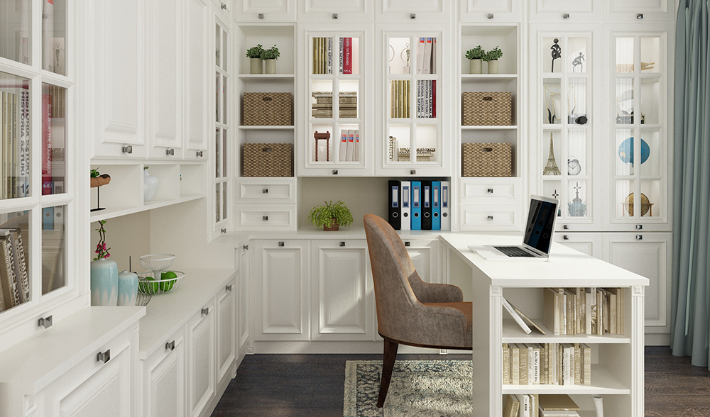 全鋁書柜-03（風格：現(xiàn)代；顏色：暖白）