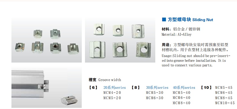 方母、規(guī)格、示范圖