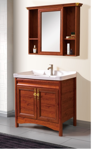 全鋁衛(wèi)浴柜-01（風(fēng)格：中式；顏色：金橡）