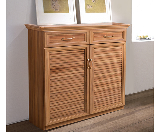 全鋁鞋柜-03（風(fēng)格：中式；顏色：黃檀）