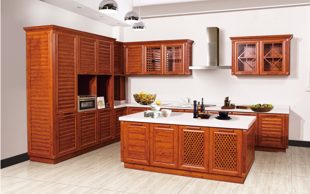 全鋁櫥柜-10（風(fēng)格：中式；顏色：金橡）