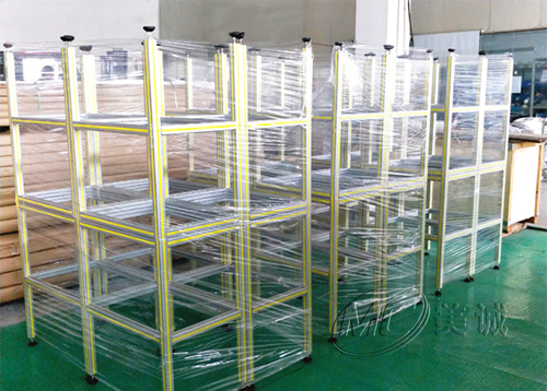 組裝鋁型材架子的型材，影響其承重